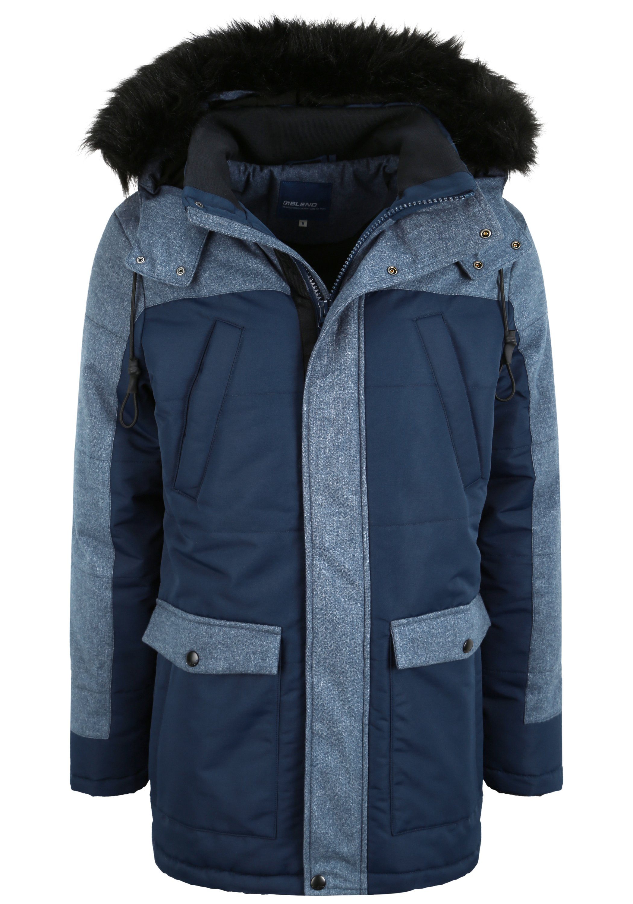 Blend Parka BHMikael modische Herren Winterjacke mit Kapuze
