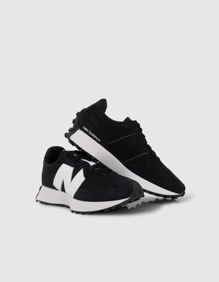 Sneakers NEW BALANCE 327 noires et blanches Femme