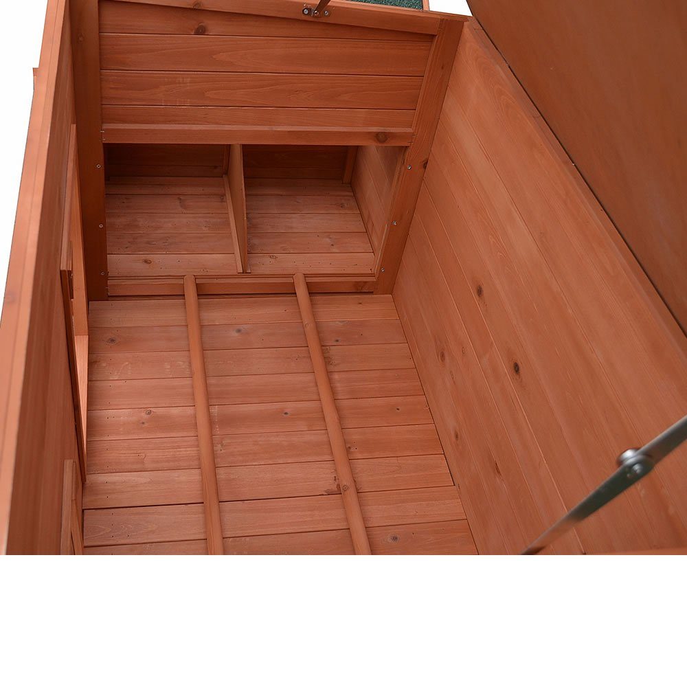 Mucola Hühnerstall Hühnerstall Hasenstall 2 Eiablagen Holz XXL Kaninchenstall Hühner