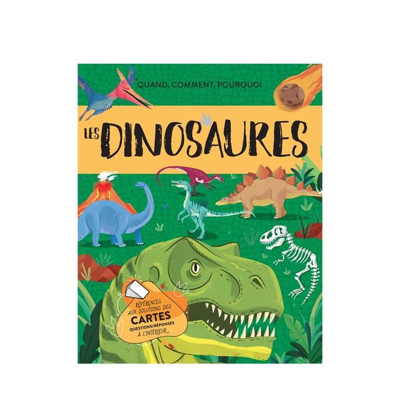Le coffret du méga atlas des dinosaures avec 4 maquettes Sassi