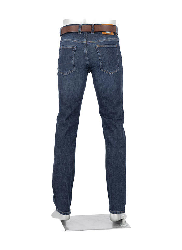 Alberto, Jeans Pipe, Regular Fit, Kaschmir-Baumwolle, jeansblau