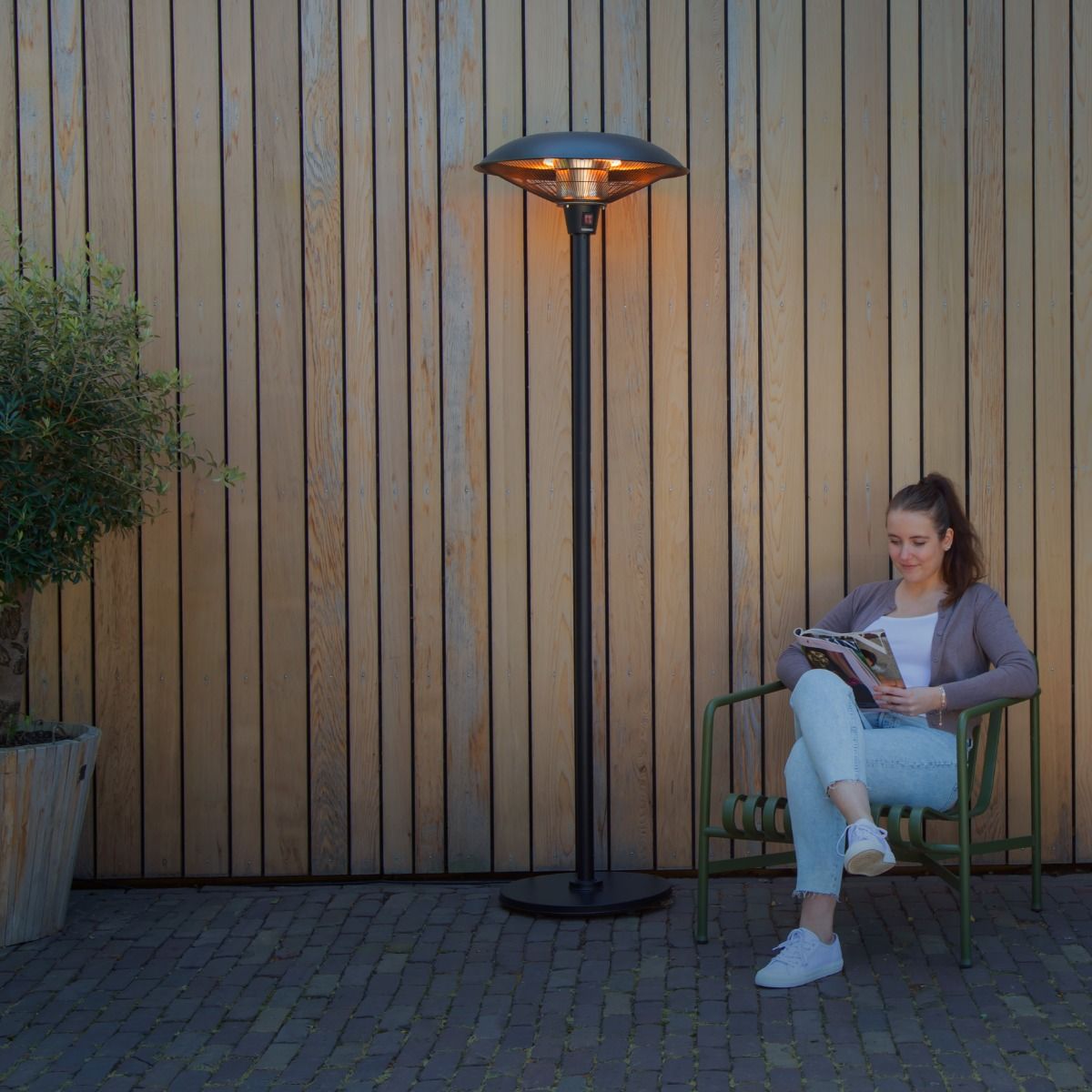 VONROC Eolo 2000 watt Terrassenheizung