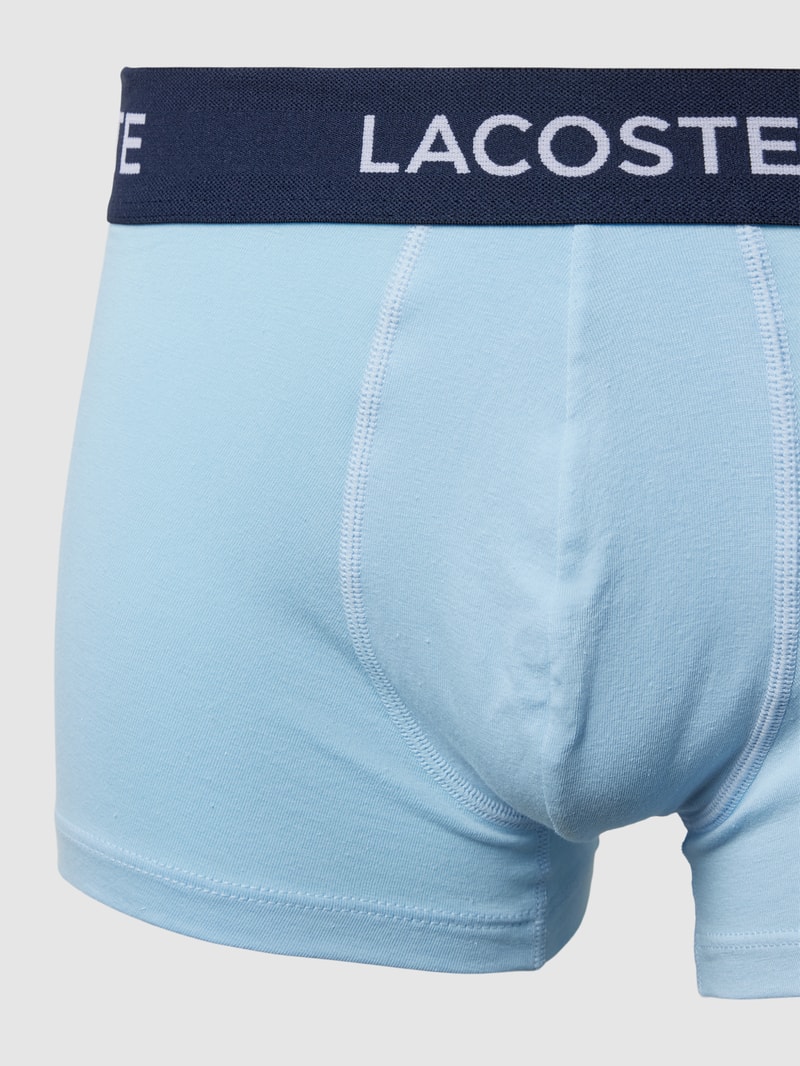 Trunks mit elastischem Logo-Bund im 3er-Pack in marineblau
