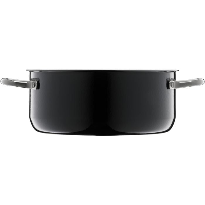 Fusiontec Essential Bratentopf mit Deckel, 24 cm, Black