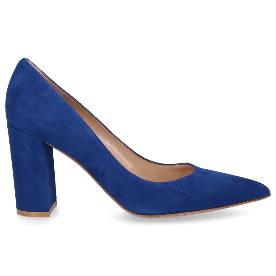 Gianvito Rossi - Pumps PIPER PUMP 85 Veloursleder - blau