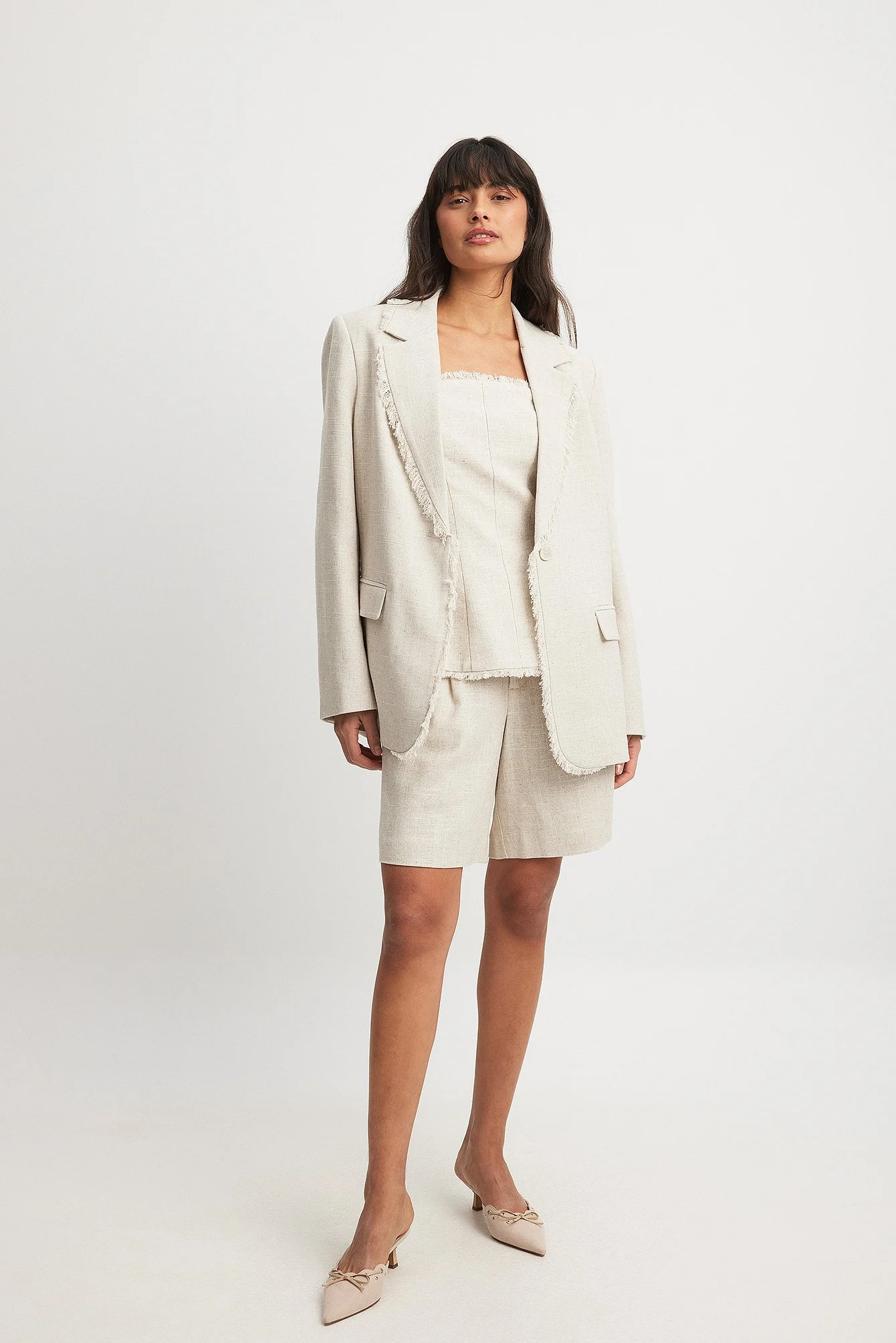 Oversized Fringe Blazer