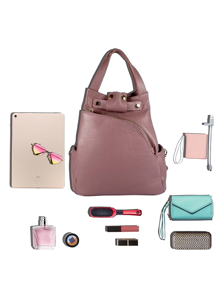 Mila Blu Leder-Rucksack 