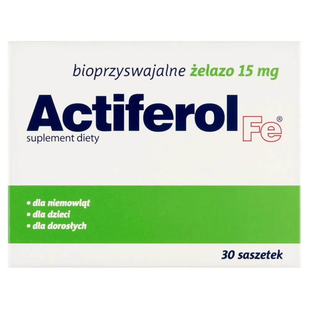Actiferol Fe, bioraspoloživo željezo 15 mg, prašak za rastvaranje