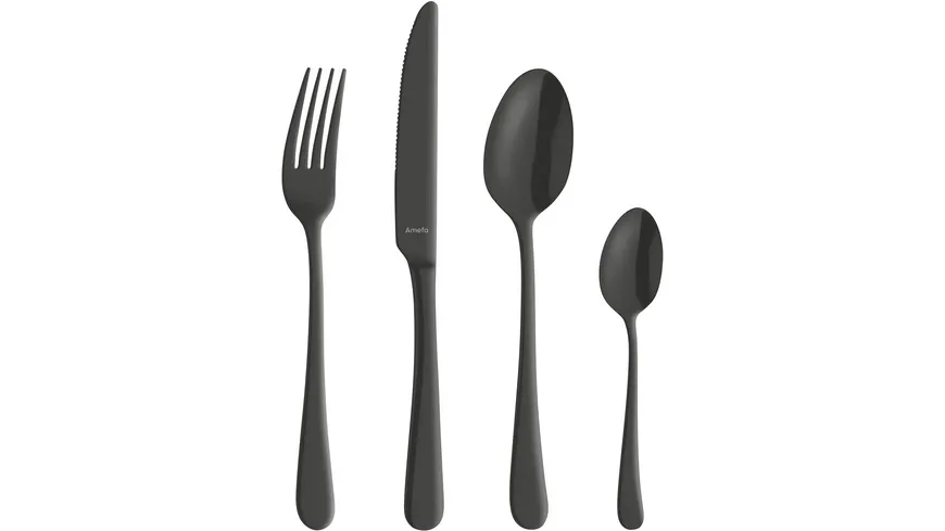 Amefa Besteckset Austin 24-tlg. schwarz