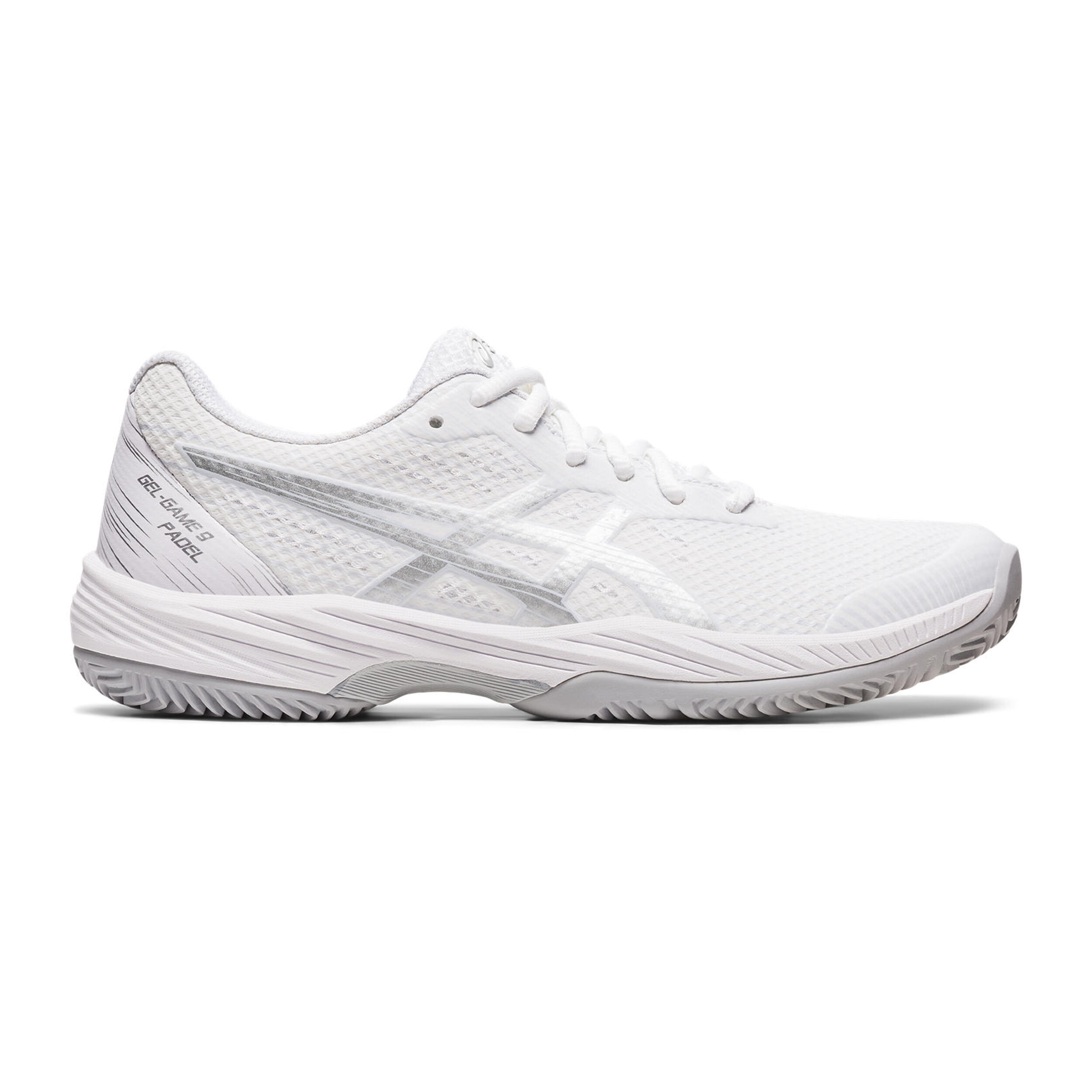 Gel-Game 9 Padelschuh Damen - Weiß, Silber