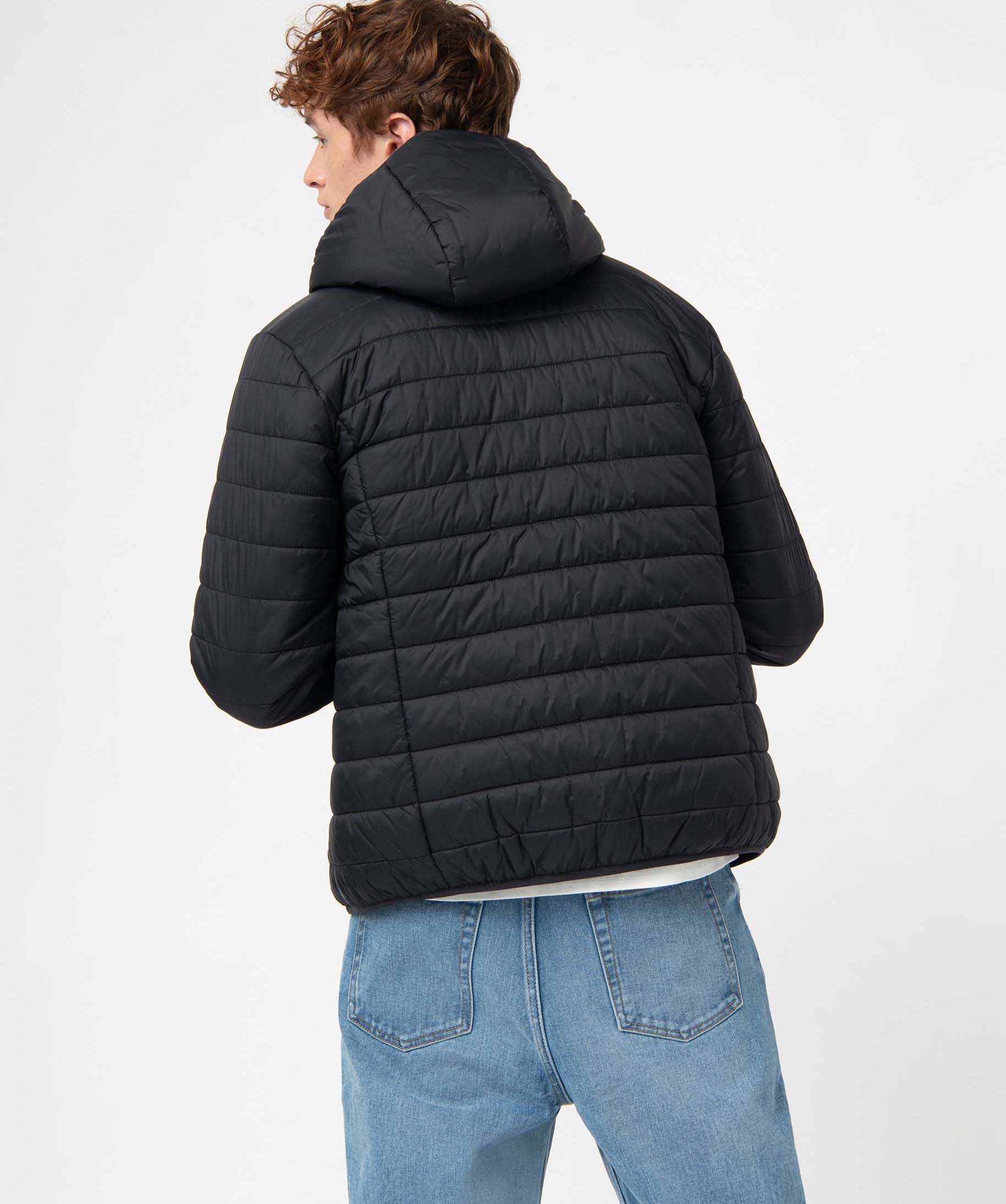 Doudoune homme fine avec capuche noir | GEMO