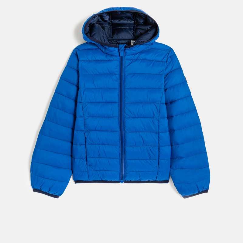 Doudoune chaude et légère bleue garçon