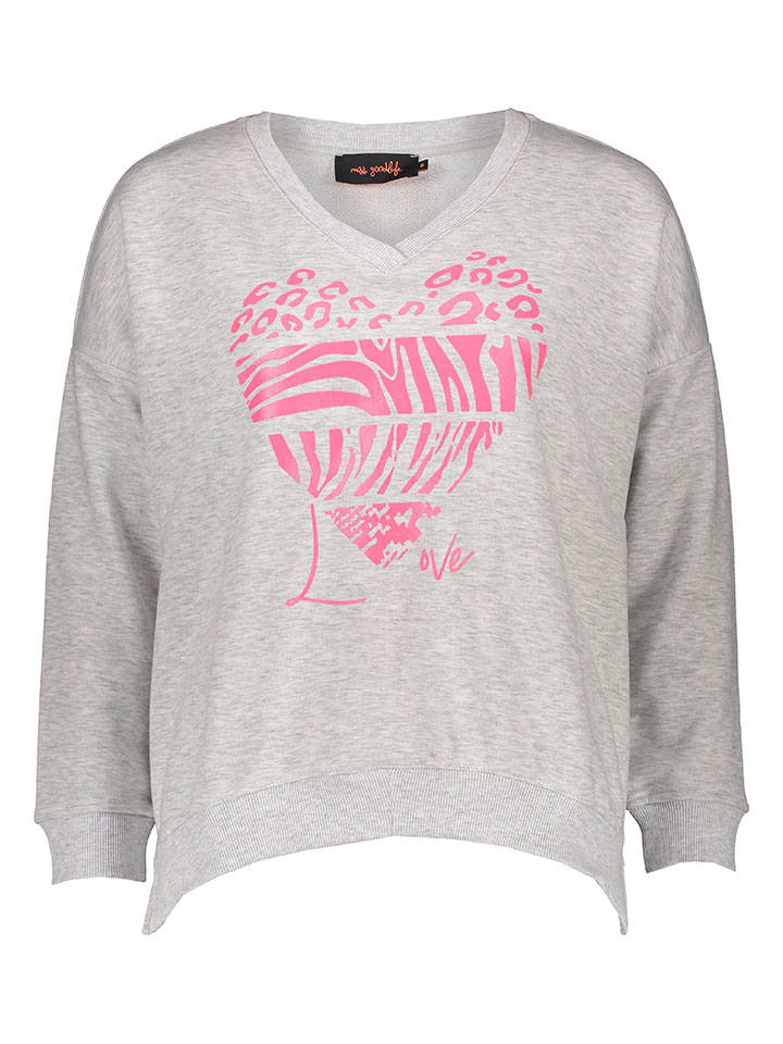 miss goodlife Sweatshirt in Hellgrau günstig kaufen