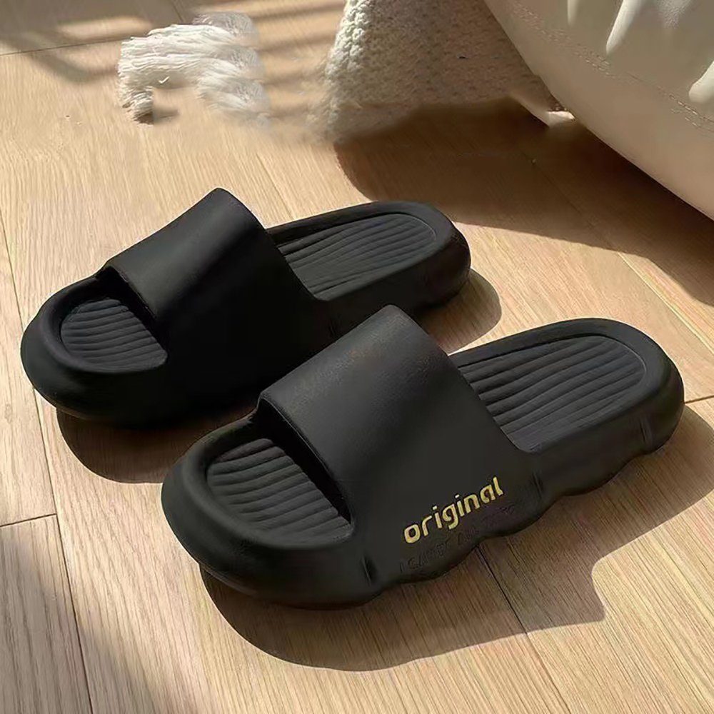 Geistesblitz Badeschuhe Unisex Badesandale (Badeschlappen Unverzichtbare Hausschuhe für das Badezimmer, 1-tlg., Schnell Trocknende Duschhausschuhe) rutschfeste Badelatschen