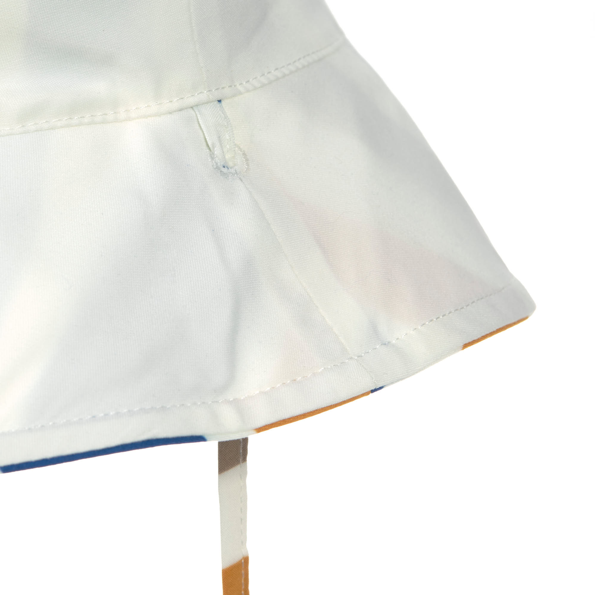 Sonnenhut Kinder (UV Schutz) - Wellen, Blau Weiß