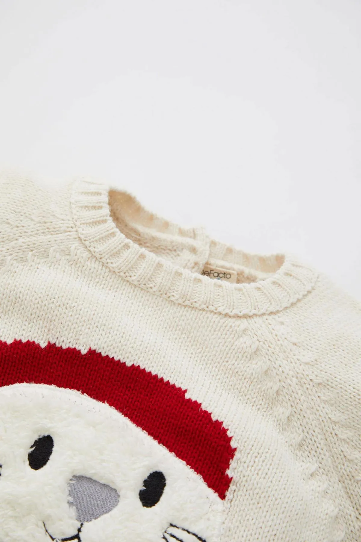 DeFacto  Baby-Pullover mit Rundhalsausschnitt und Neujahrsmotiv