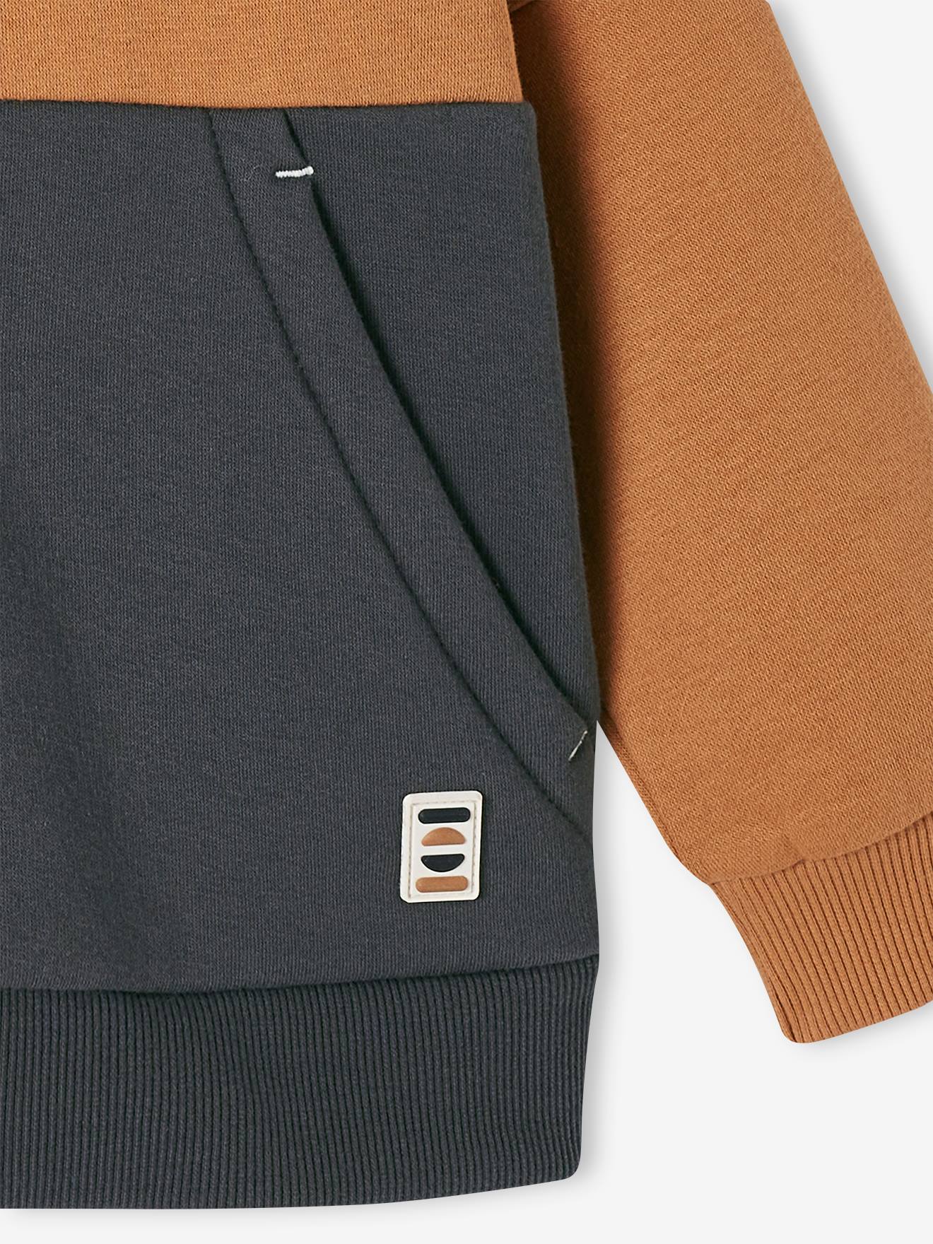 Vertbaudet Jungen Kapuzensweatjacke Oeko-Tex - bordeaux