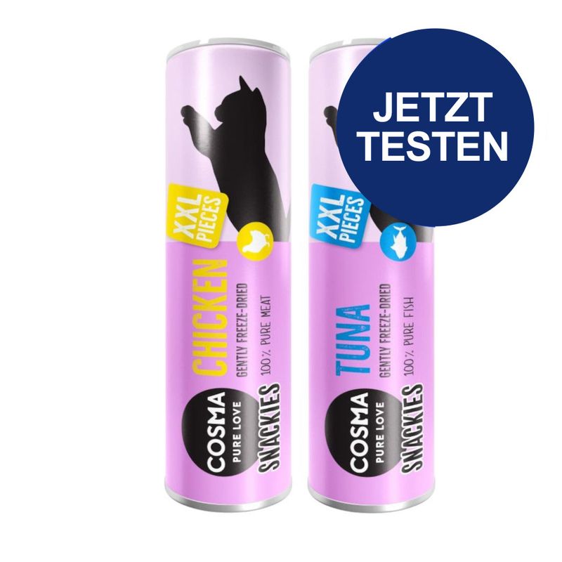 Probierpaket Cosma Snackies XXL zu TOP-Preisen