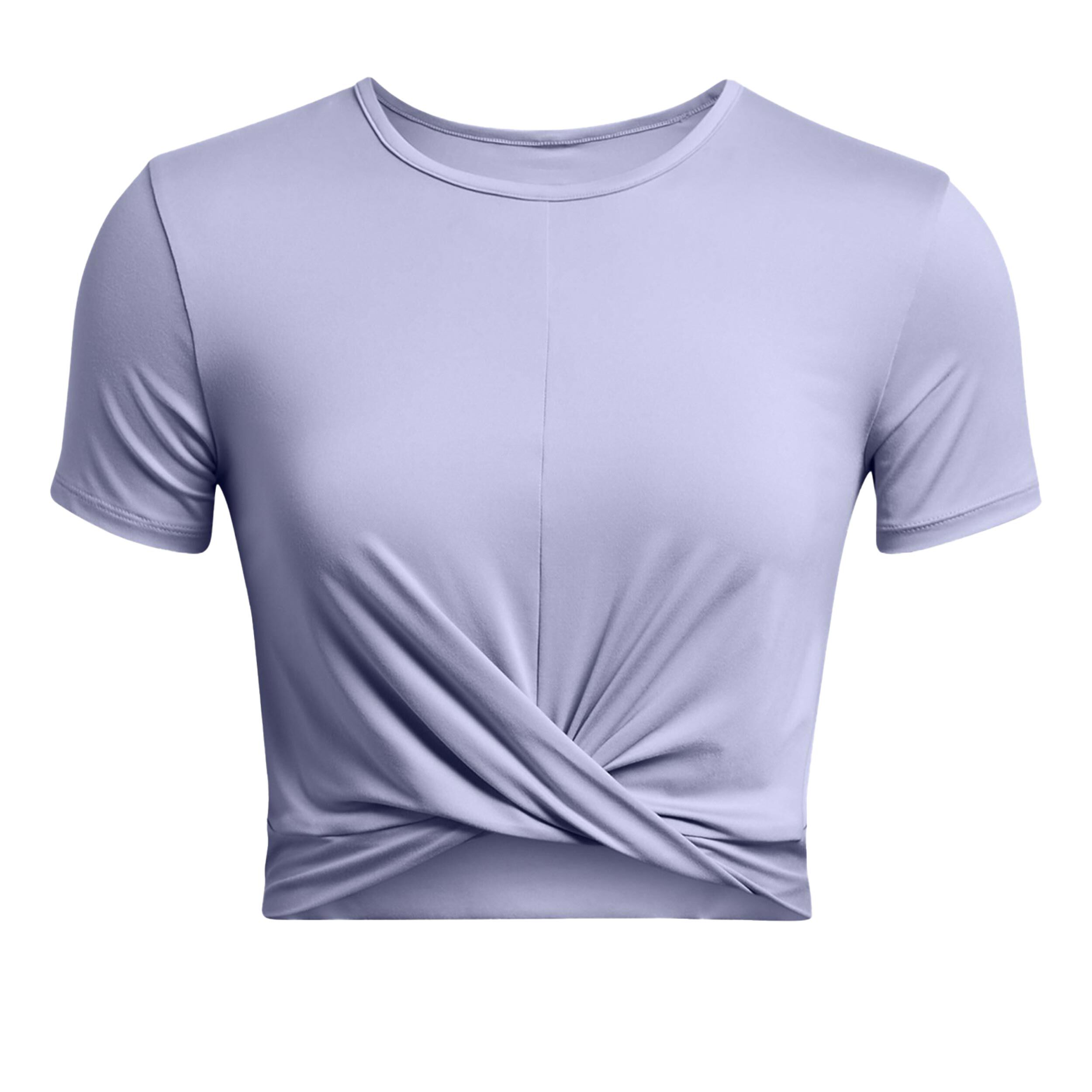 Motion Crossover Crop T-Shirt Damen - Lila