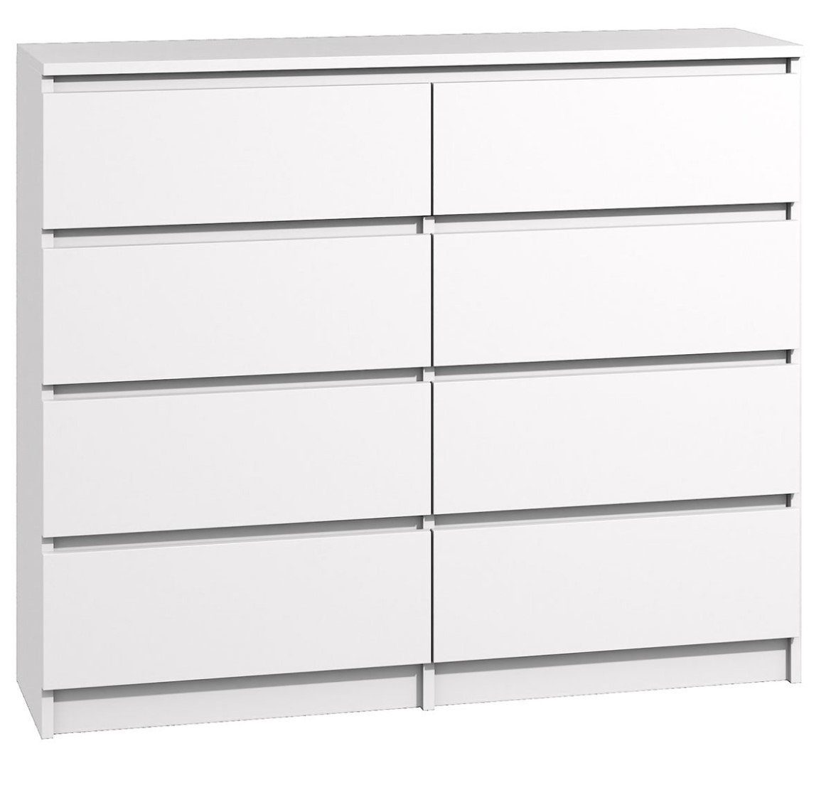 pressiode Hochkommode Kommode mit 8 Schubladen Sideboard Anrichte holz