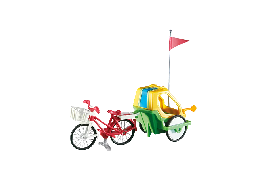 Fahrrad mit Kinderanh&auml;nger