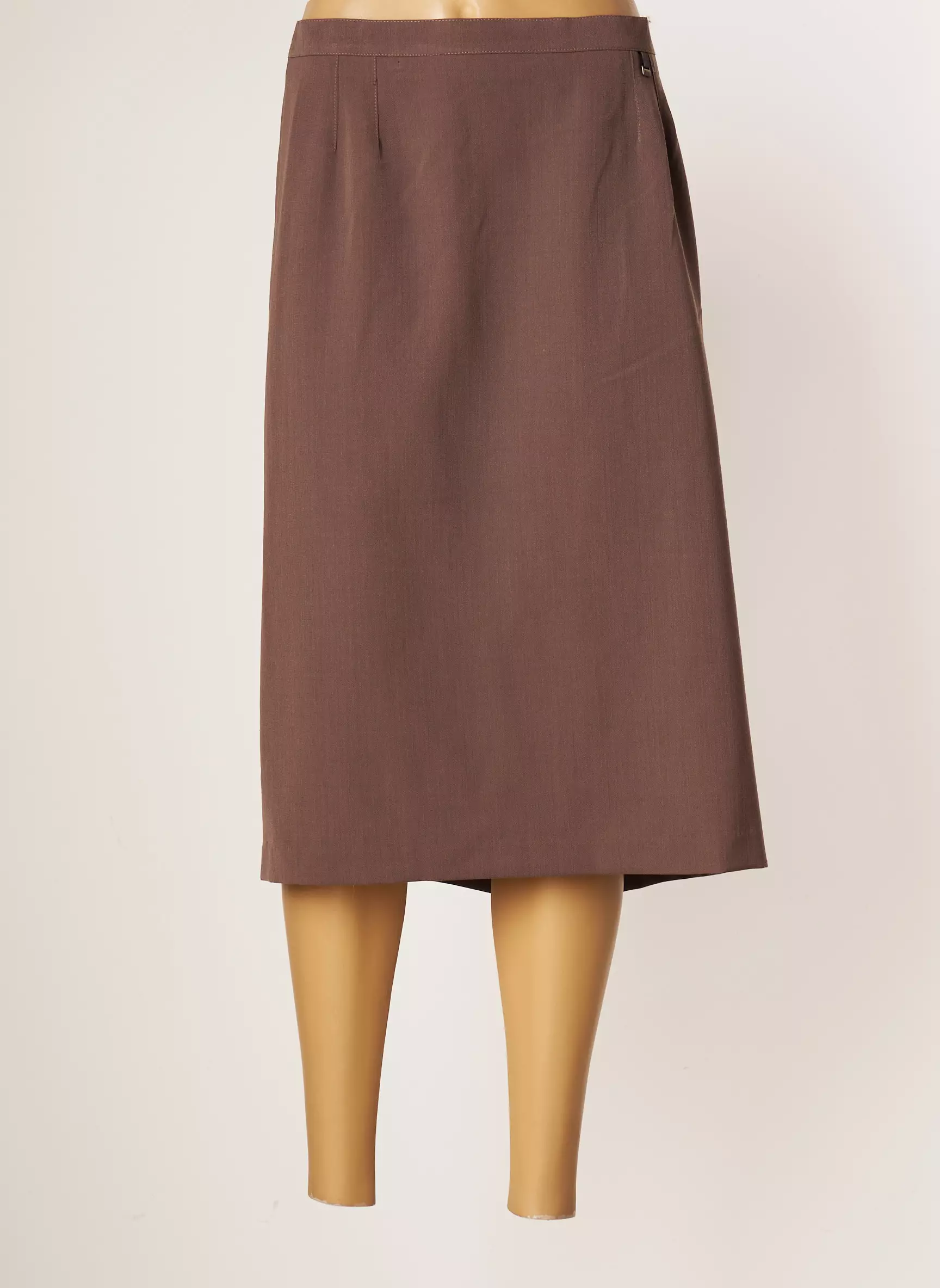 Jumfil Jupes Mi Longues Femme couleur marron