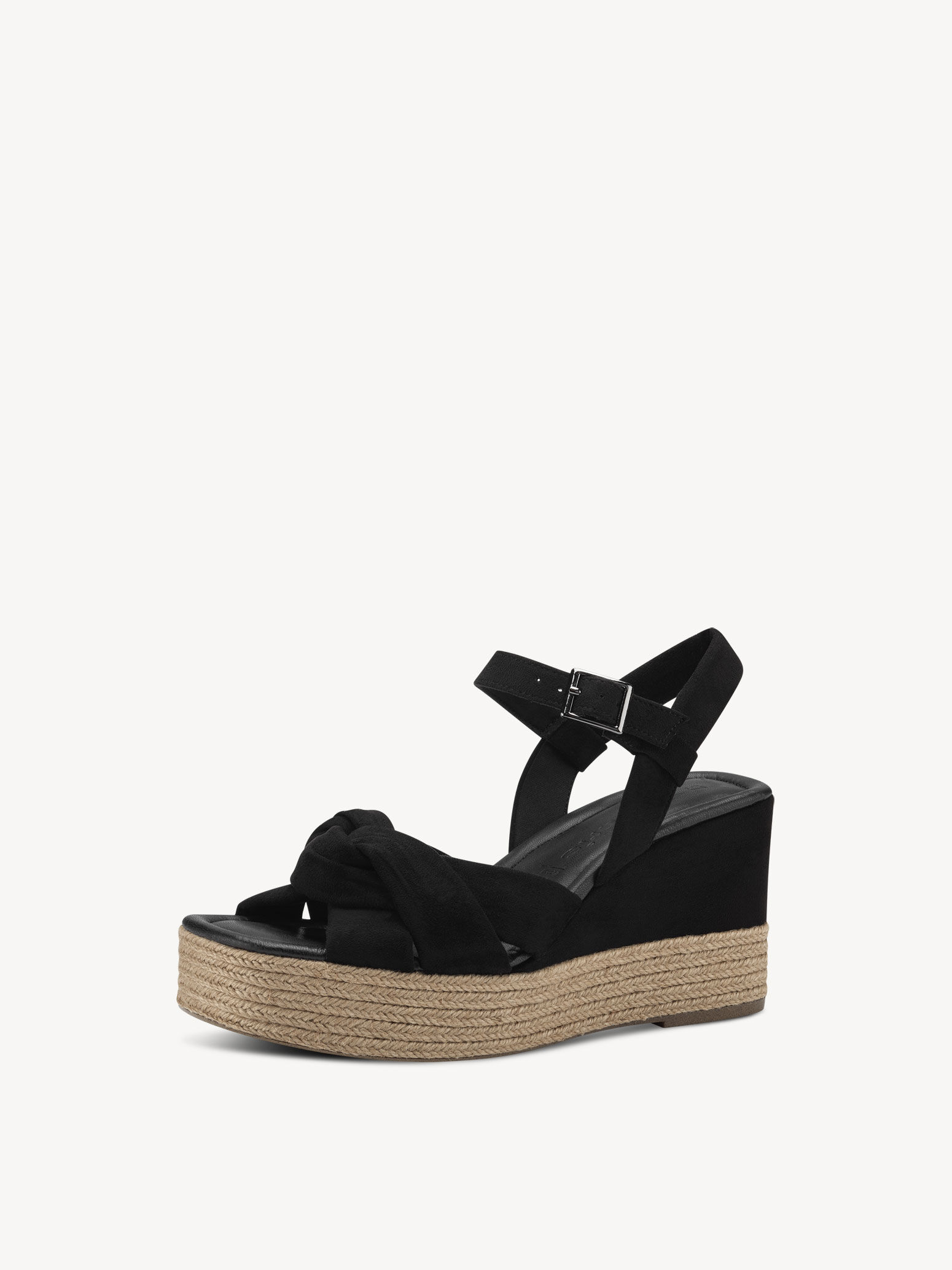 Sandale à talon - noir