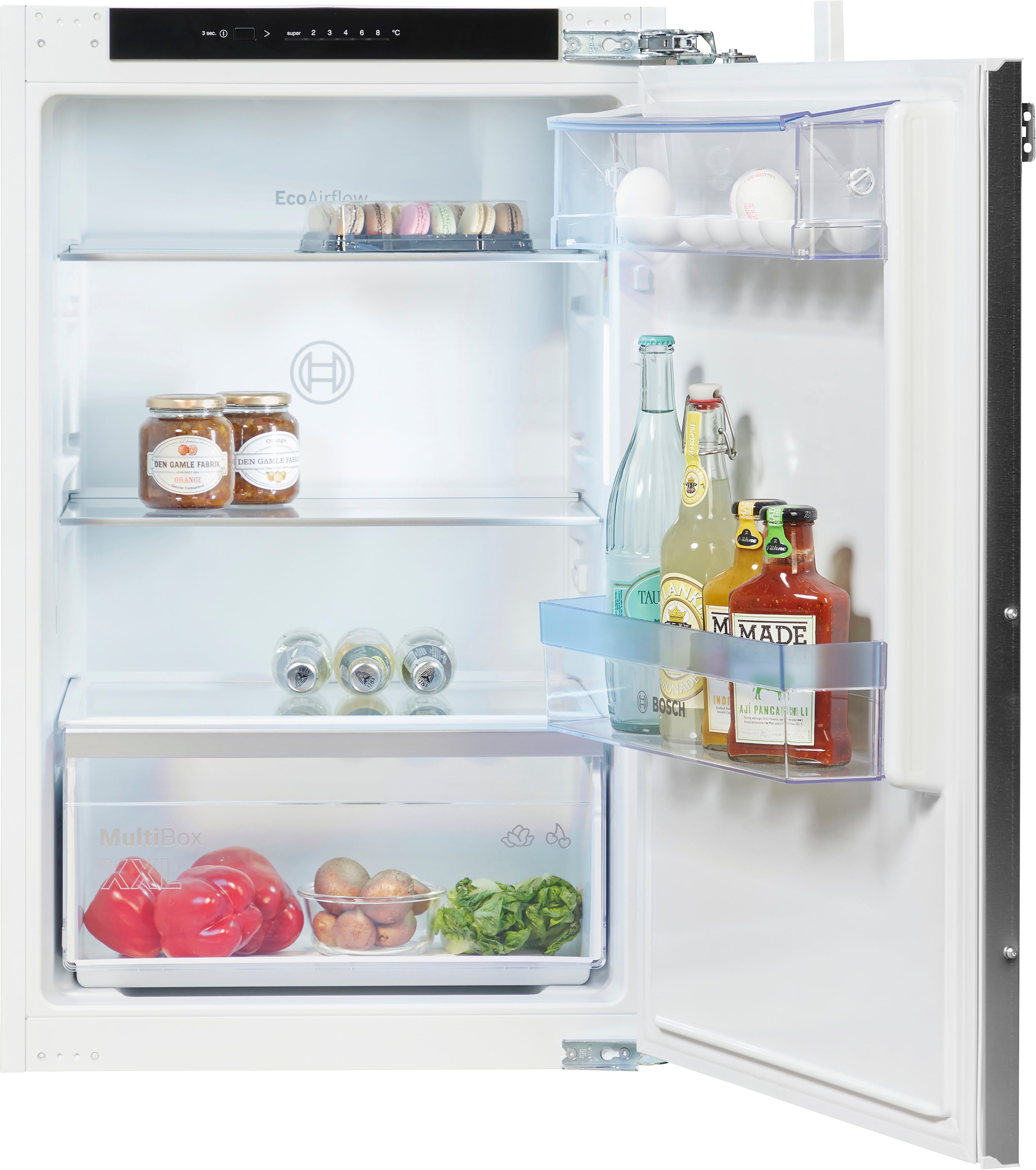 BOSCH Einbaukühlschrank Serie 4 KIR21VFE0, 87,4 cm hoch, 54,1 cm breit