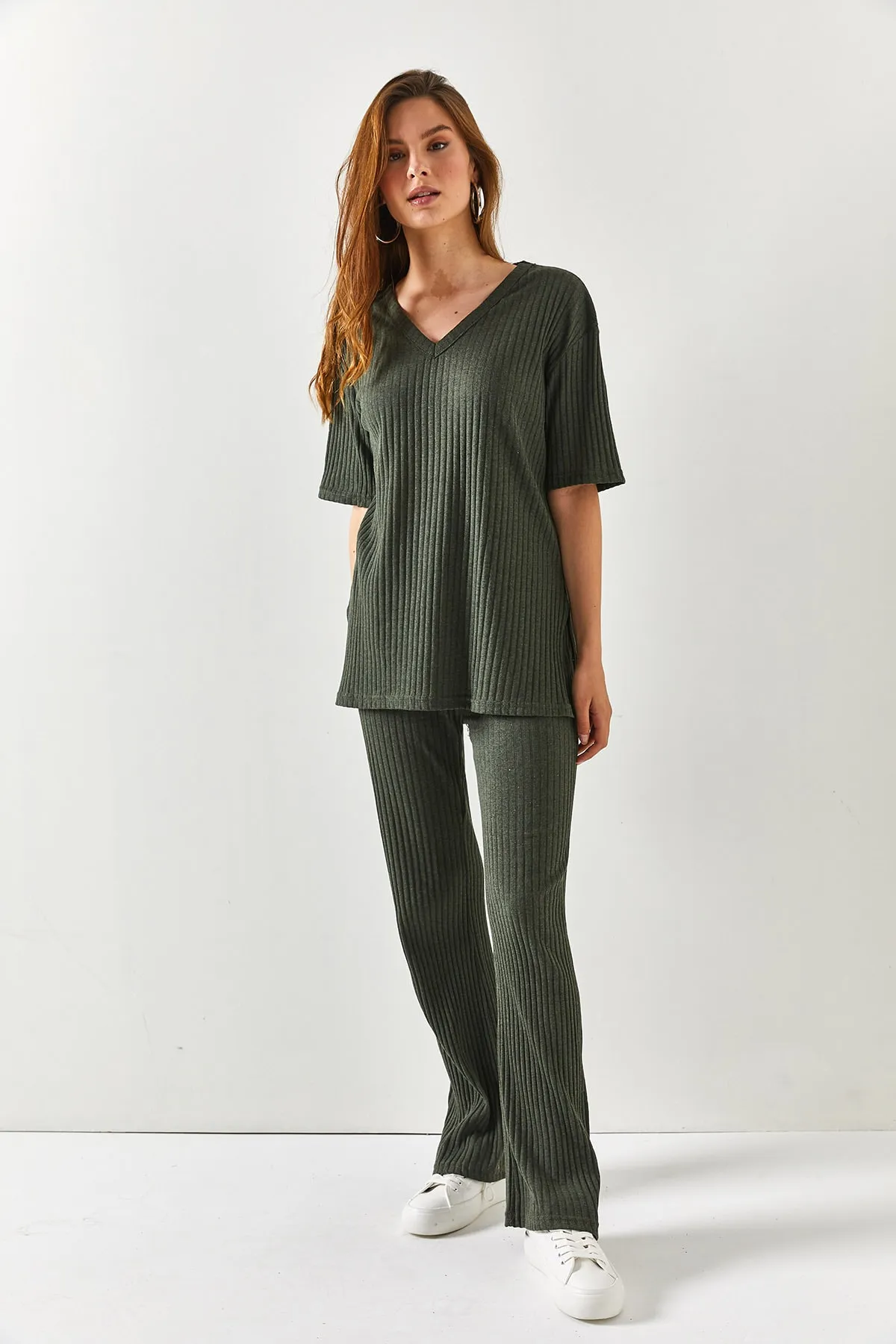 Olalook  Zweiteiler - Khaki - Regular Fit