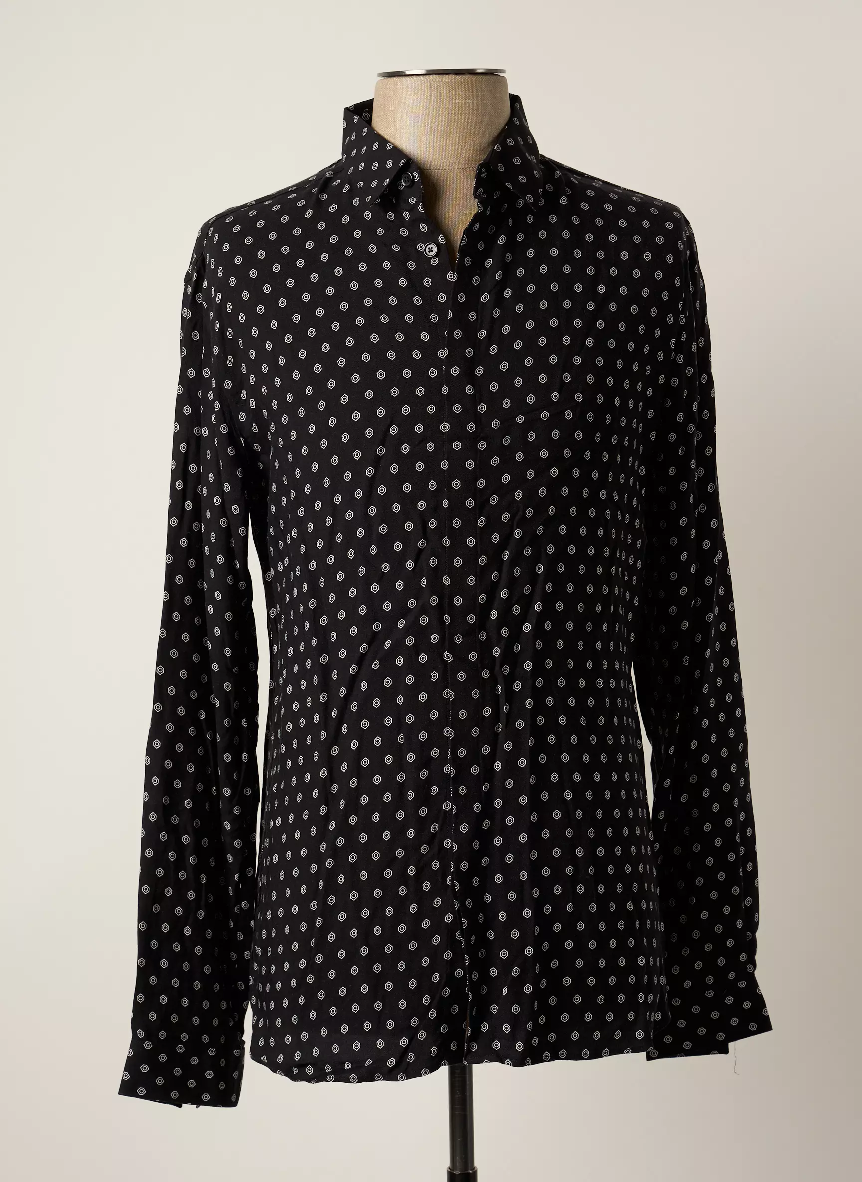 The Kooples Manches Longues Homme couleur noir