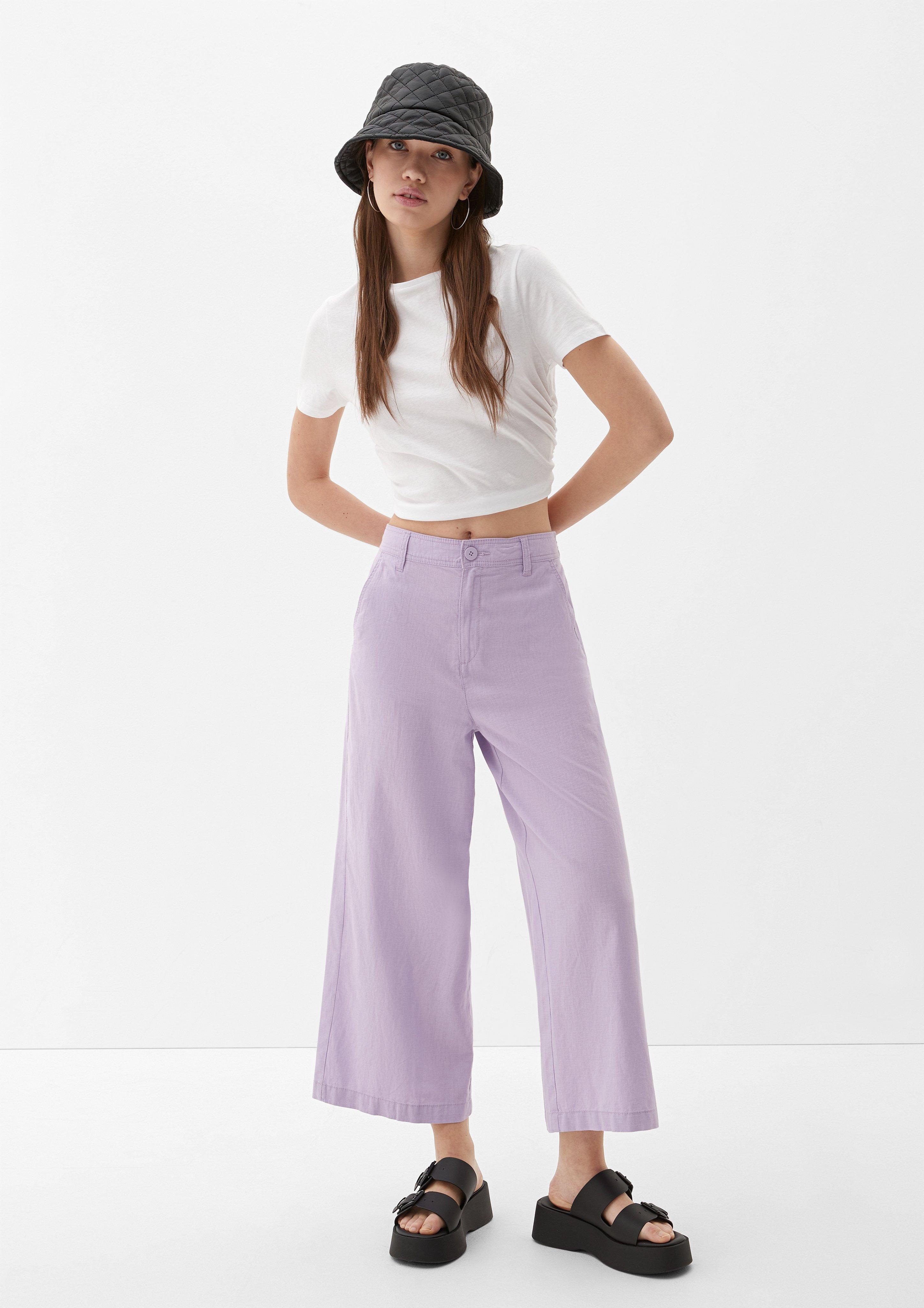 Regular: Culotte aus Leinenmix  2127625-4724