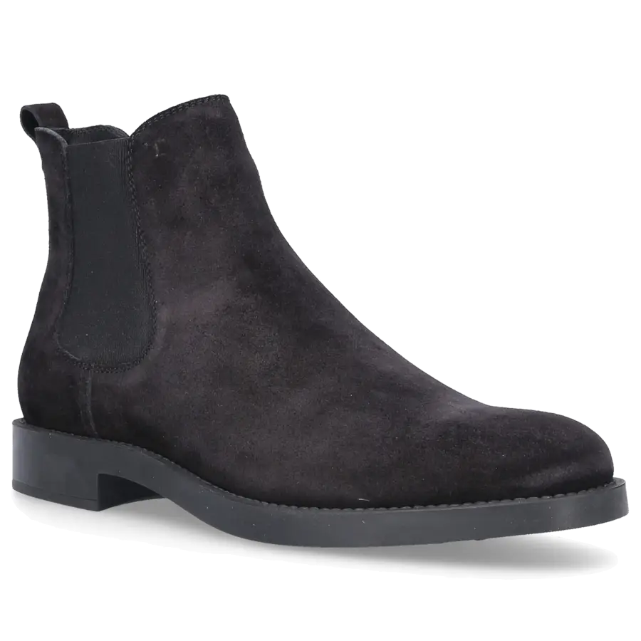 Tod's - Chelsea Boots W60C Veloursleder - schwarz