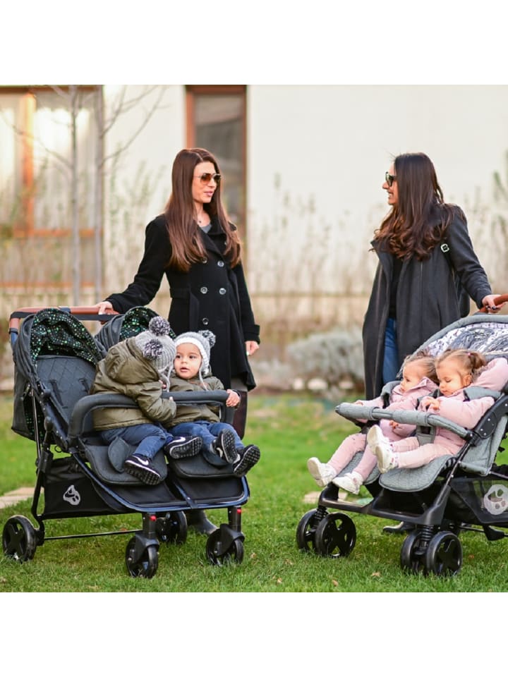 Lorelli Zwillingskinderwagen TWIN in grau günstig kaufen onesize