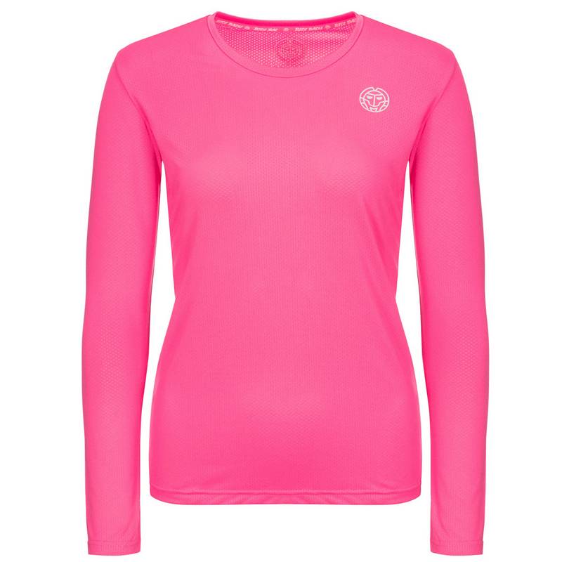 BIDI BADU Pia Tech Roundneck Longsleeve Tennisshirt Damen