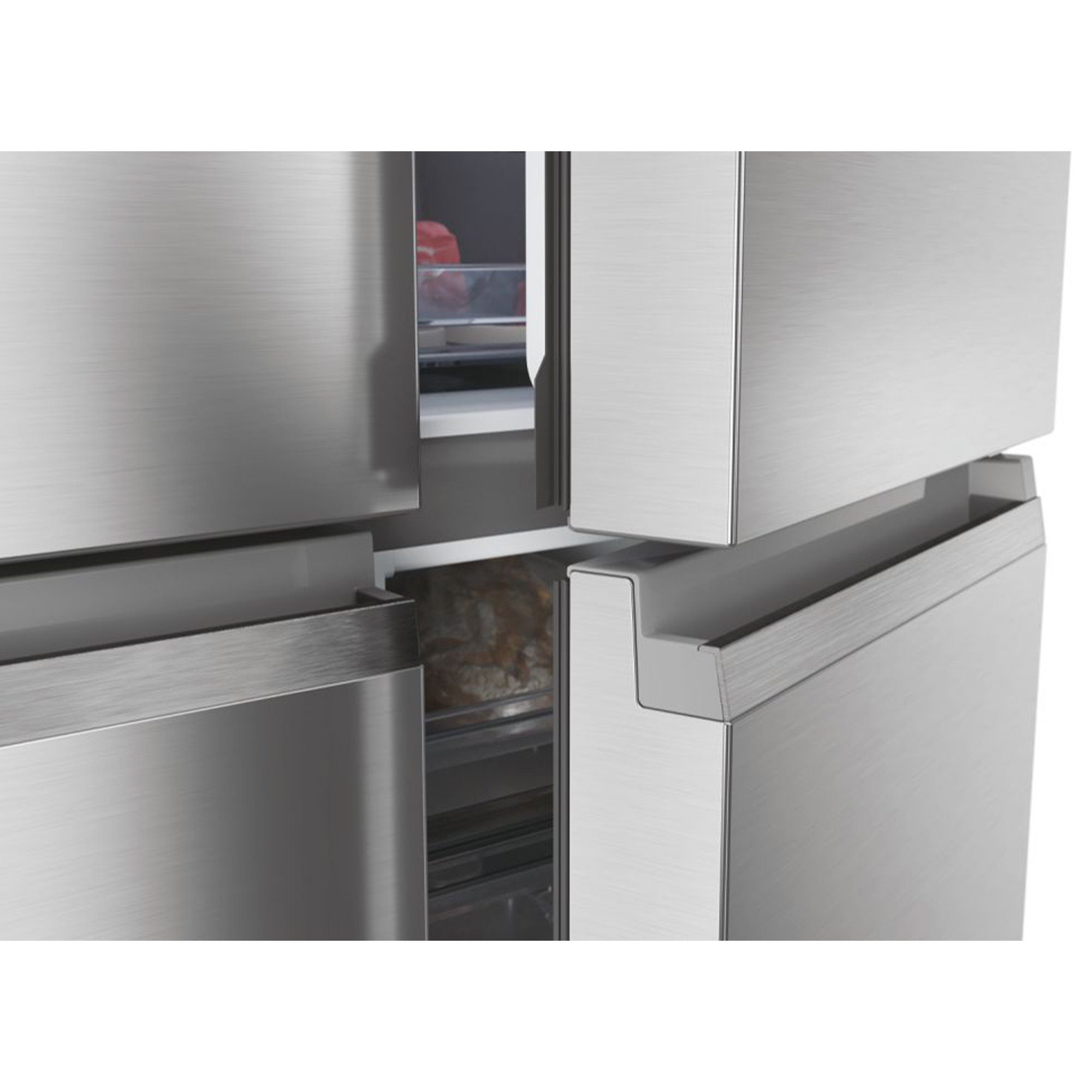 Haier Multi Door HCR79F19ENMM, 190,5 cm hoch, 90,8 cm breit, Total NoFrost, HumidityZone, Air Surround, Daylight-LED-Lichtsäule