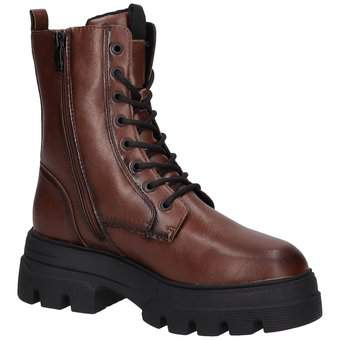 Tom Tailor Schnür Boots in braun