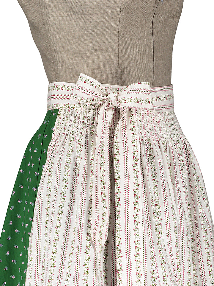 Almsach Dirndl  in Beige/ Grün günstig kaufen
