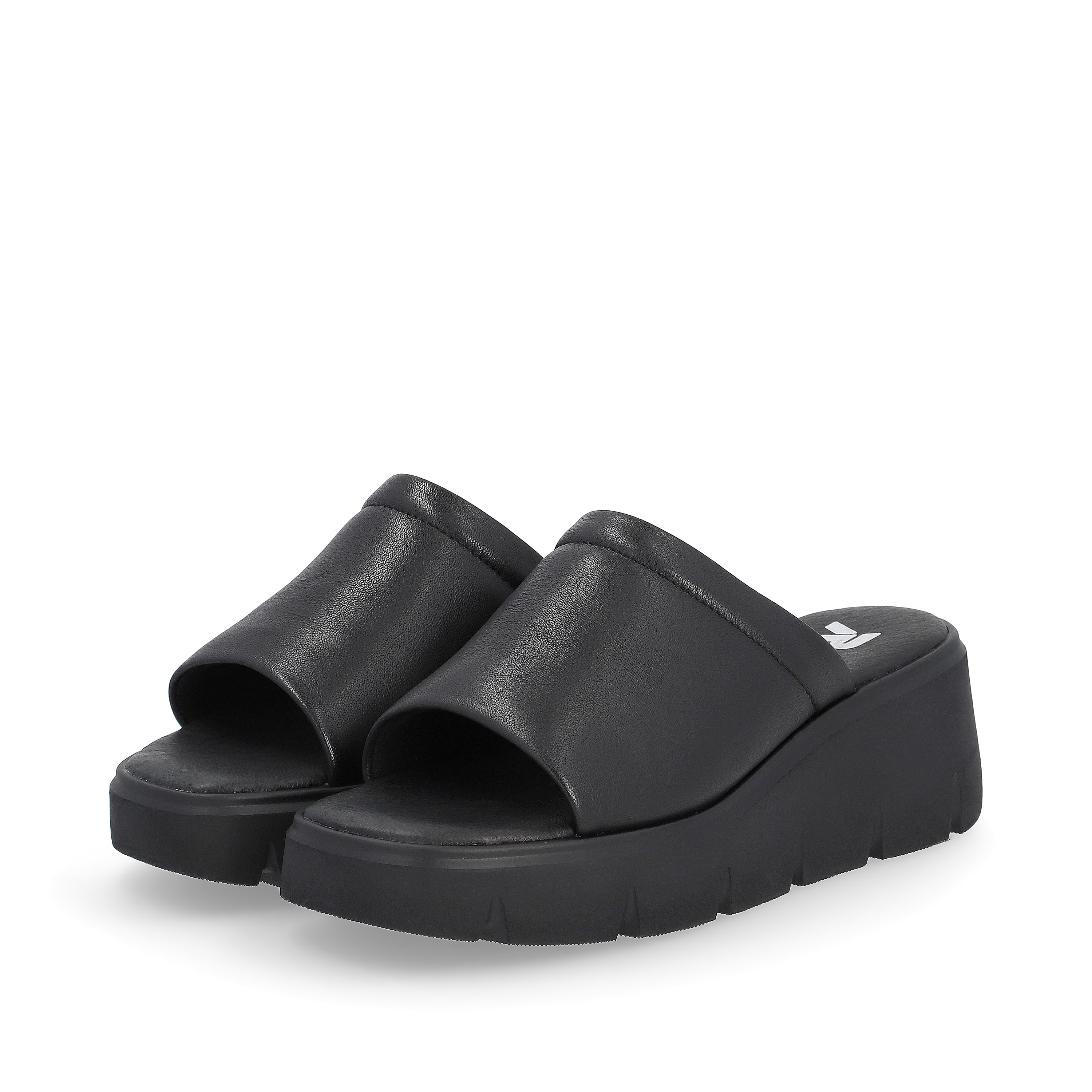 Rieker Damen Pantoletten deep black