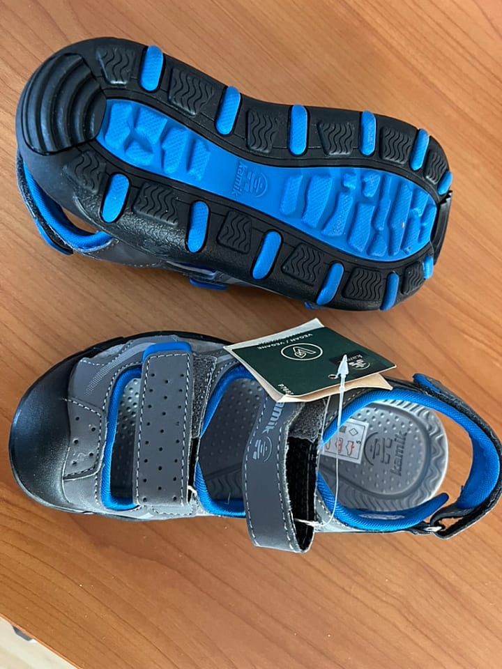 Kamik Halbsandsandalen in Hellgrau/ Hellblau günstig kaufen 30