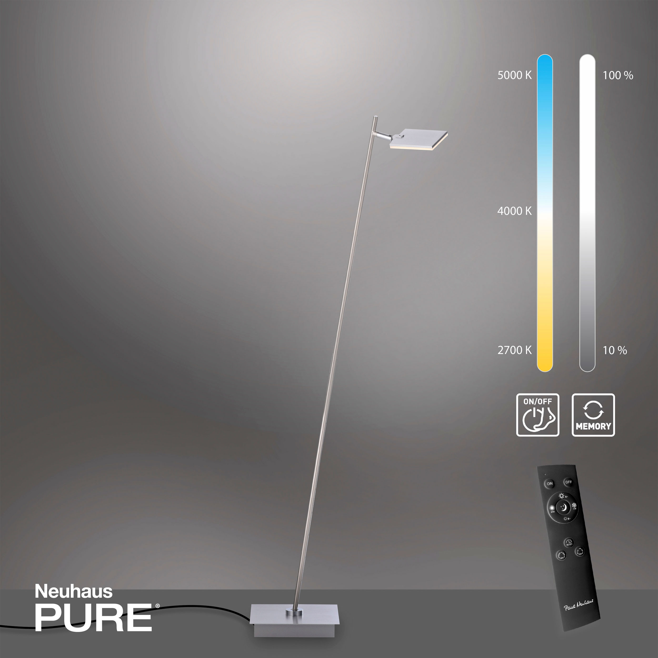 PURELED-Stehleuchte 1flg
