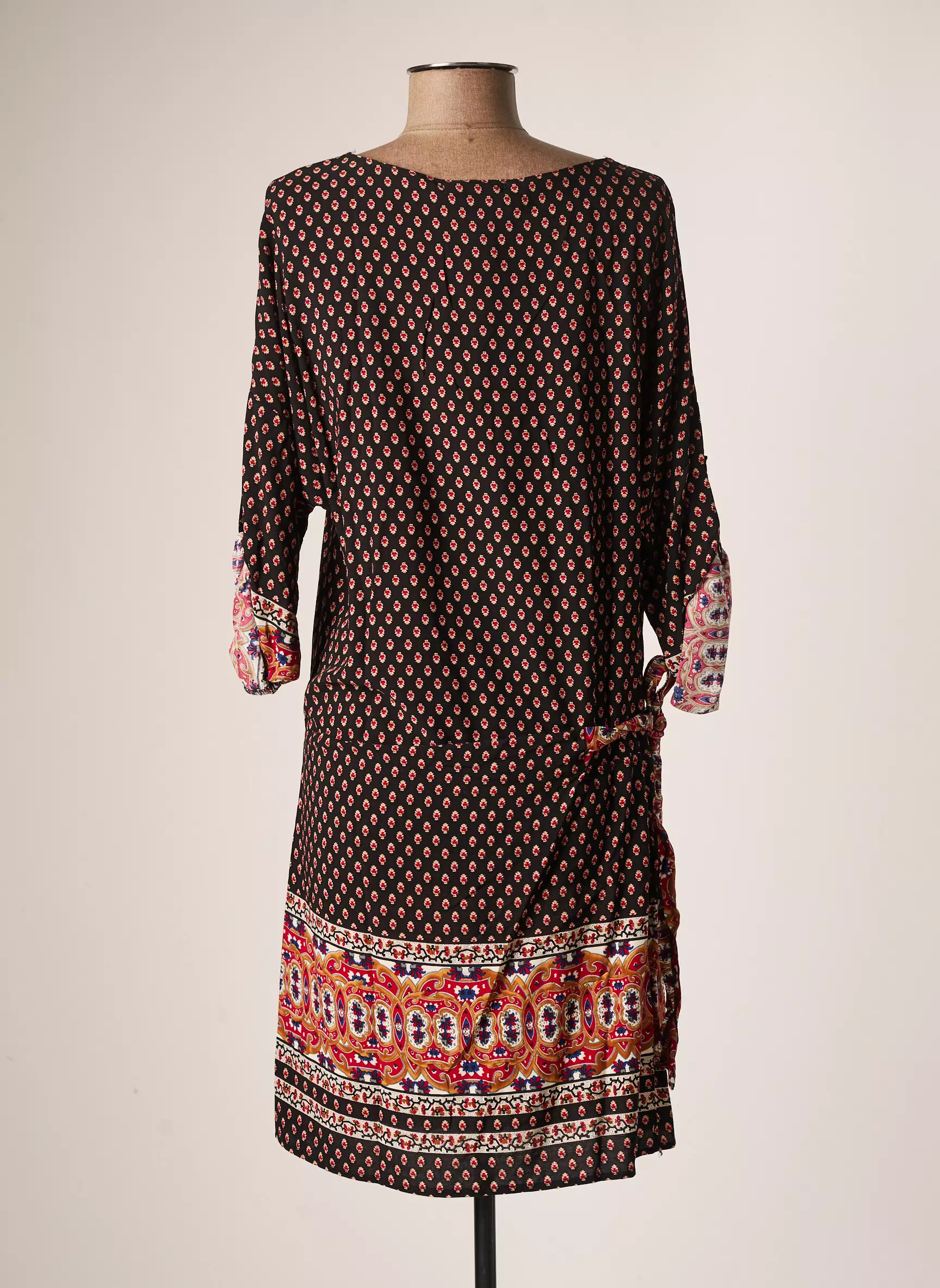 Vic Via Robes Mi Longues Femme couleur noir