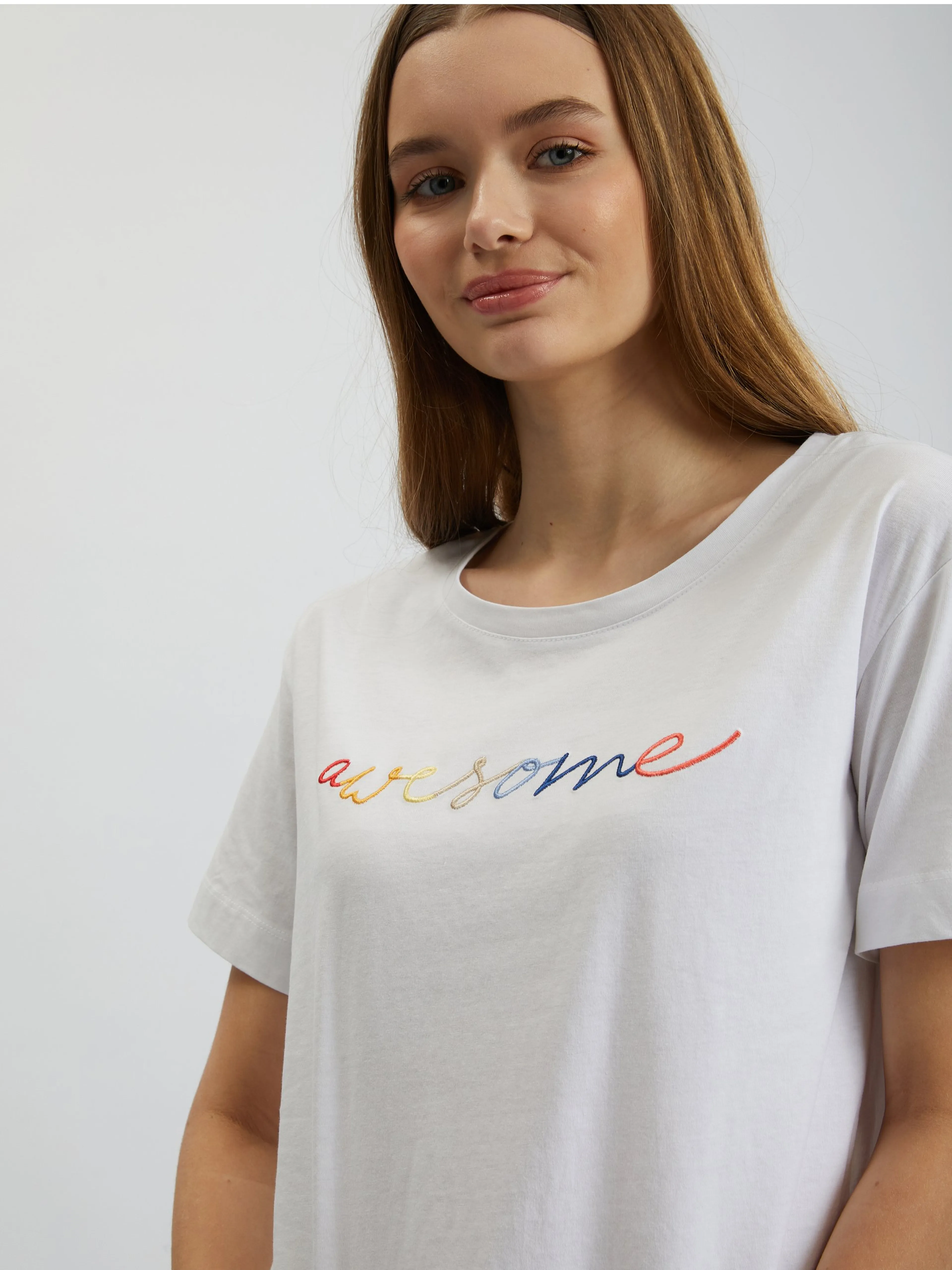 Weißes Damen-T-Shirt ORSAY