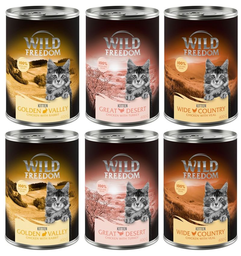 Wild Freedom Kitten 6 x 400 g zu TOP-Preisen
