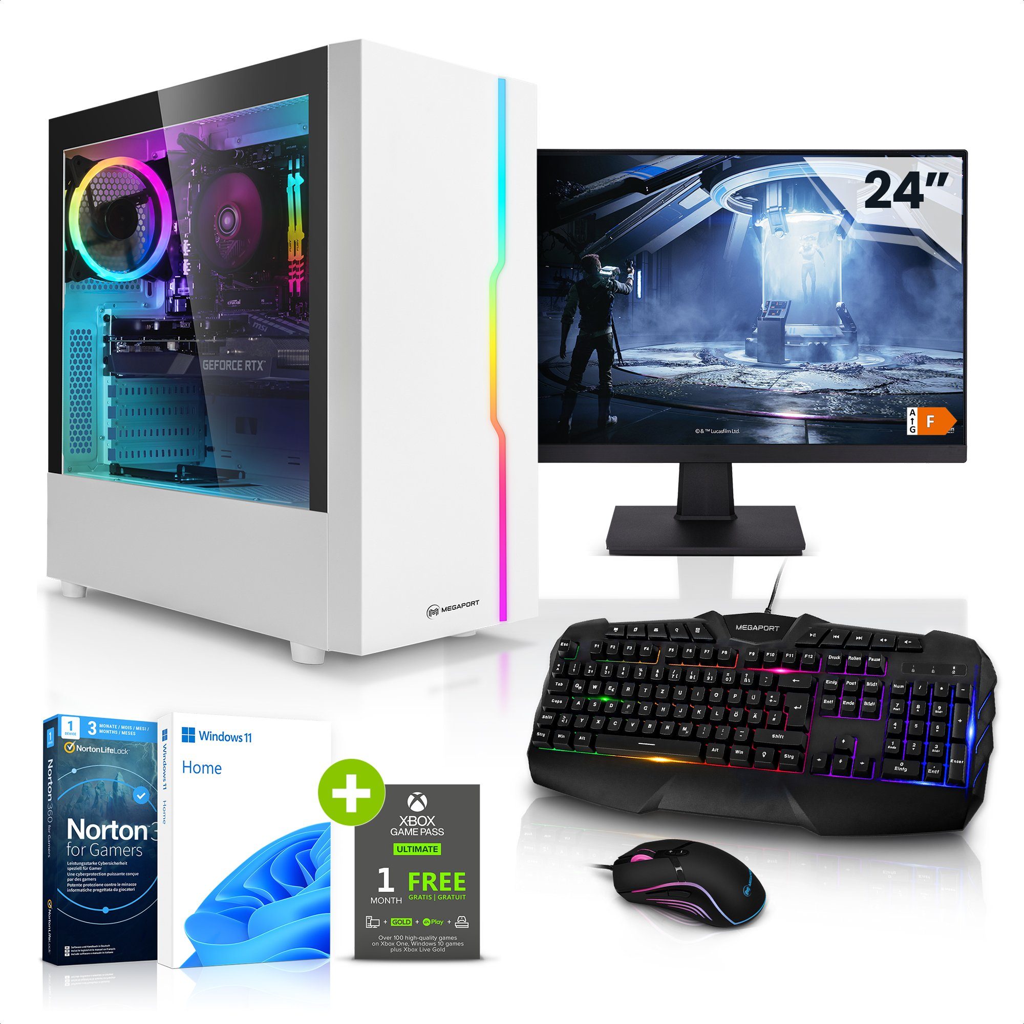 Megaport Gaming-PC-Komplettsystem (24