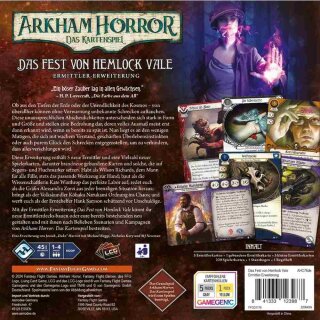 Arkham Horror: Das Kartenspiel – Das Fest von Hemlock Vale (Ermittler-Erweiterung) (DE)