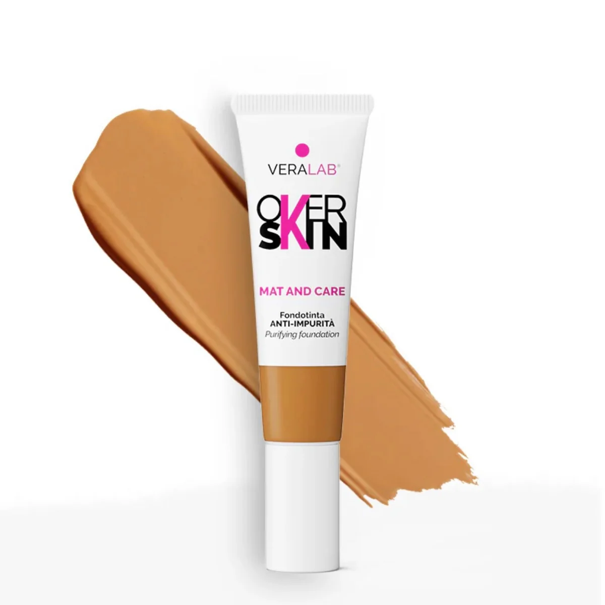 Base de maquillaje líquida MAT AND CARE para el rostro