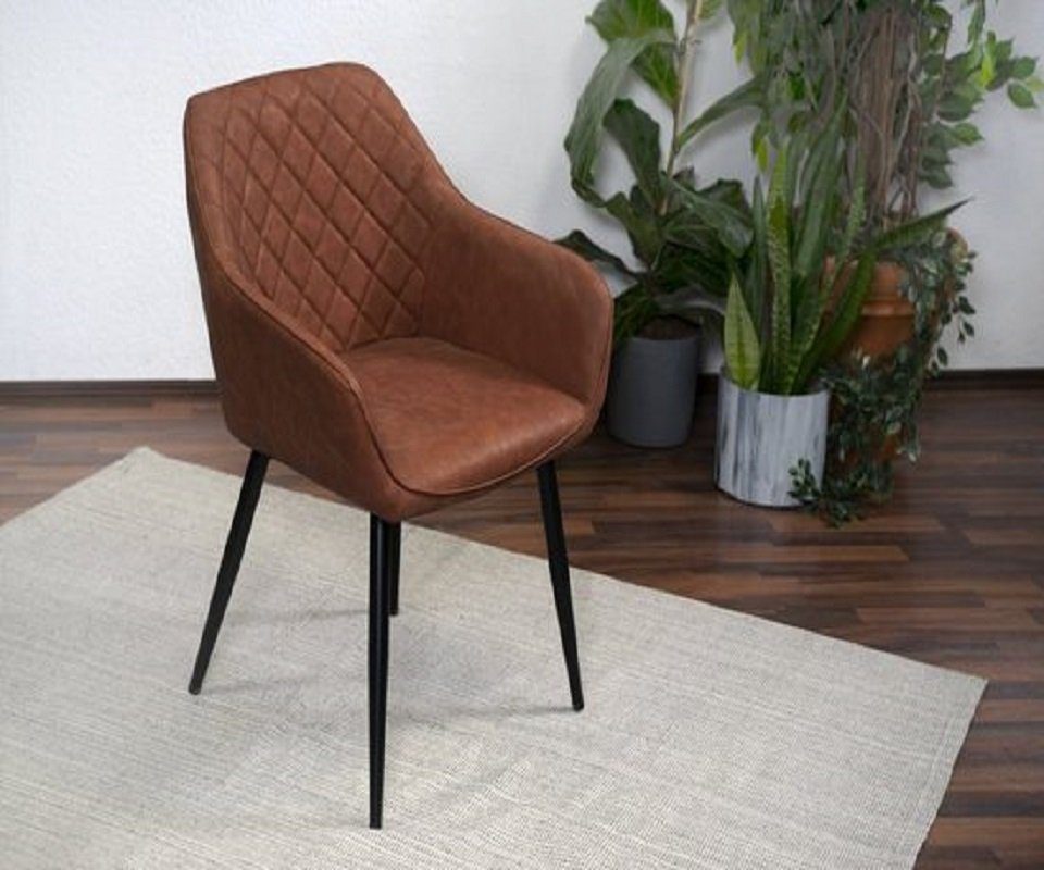 SAM® Essgruppe Norina, Akazienholz, nougatfarben, Baumkante, 2 Ansteckplatten, U-Gestell