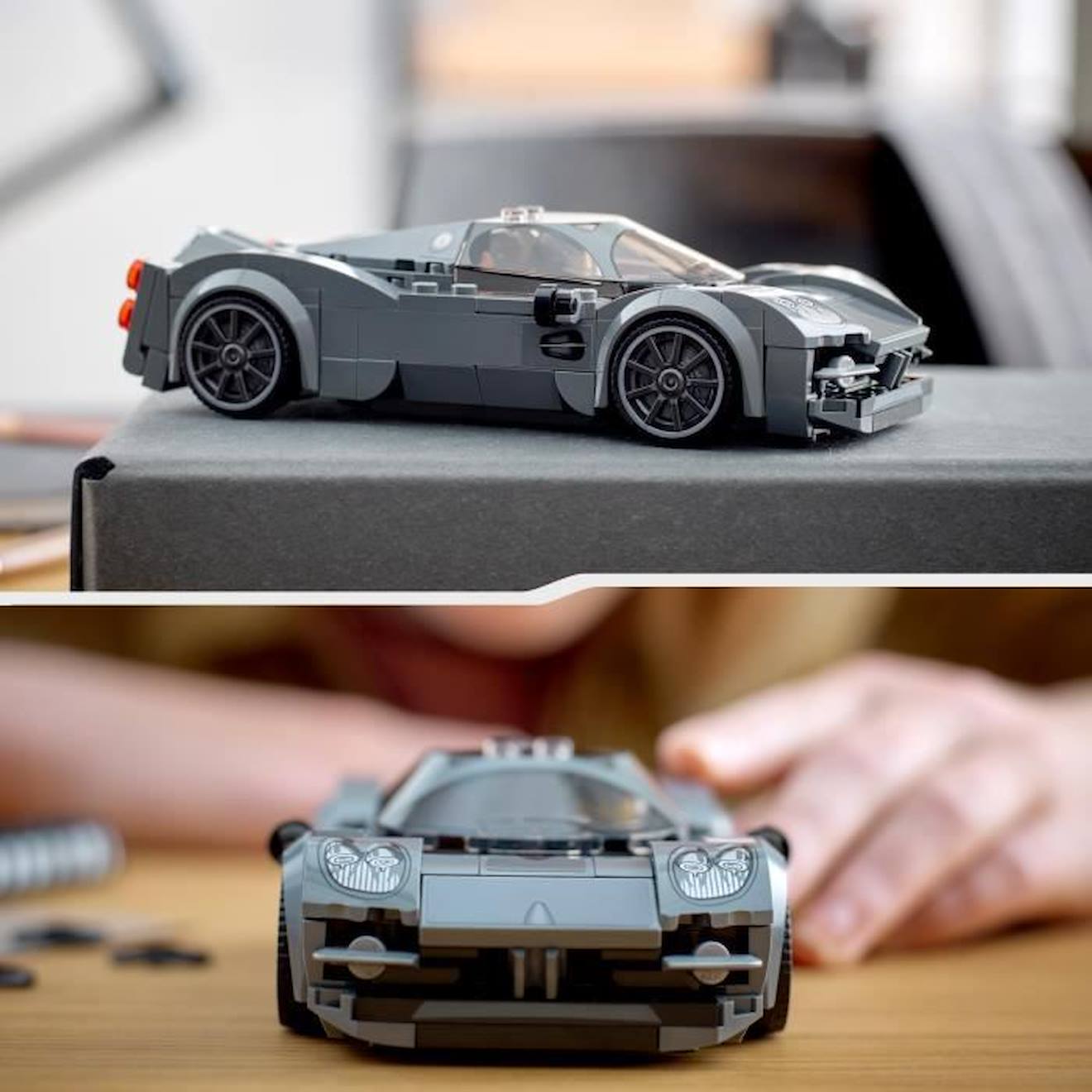 LEGO® Speed Champions 76915 Pagani Utopia, Jouet Voiture de Course, Kit de Maquette de Collection gris
