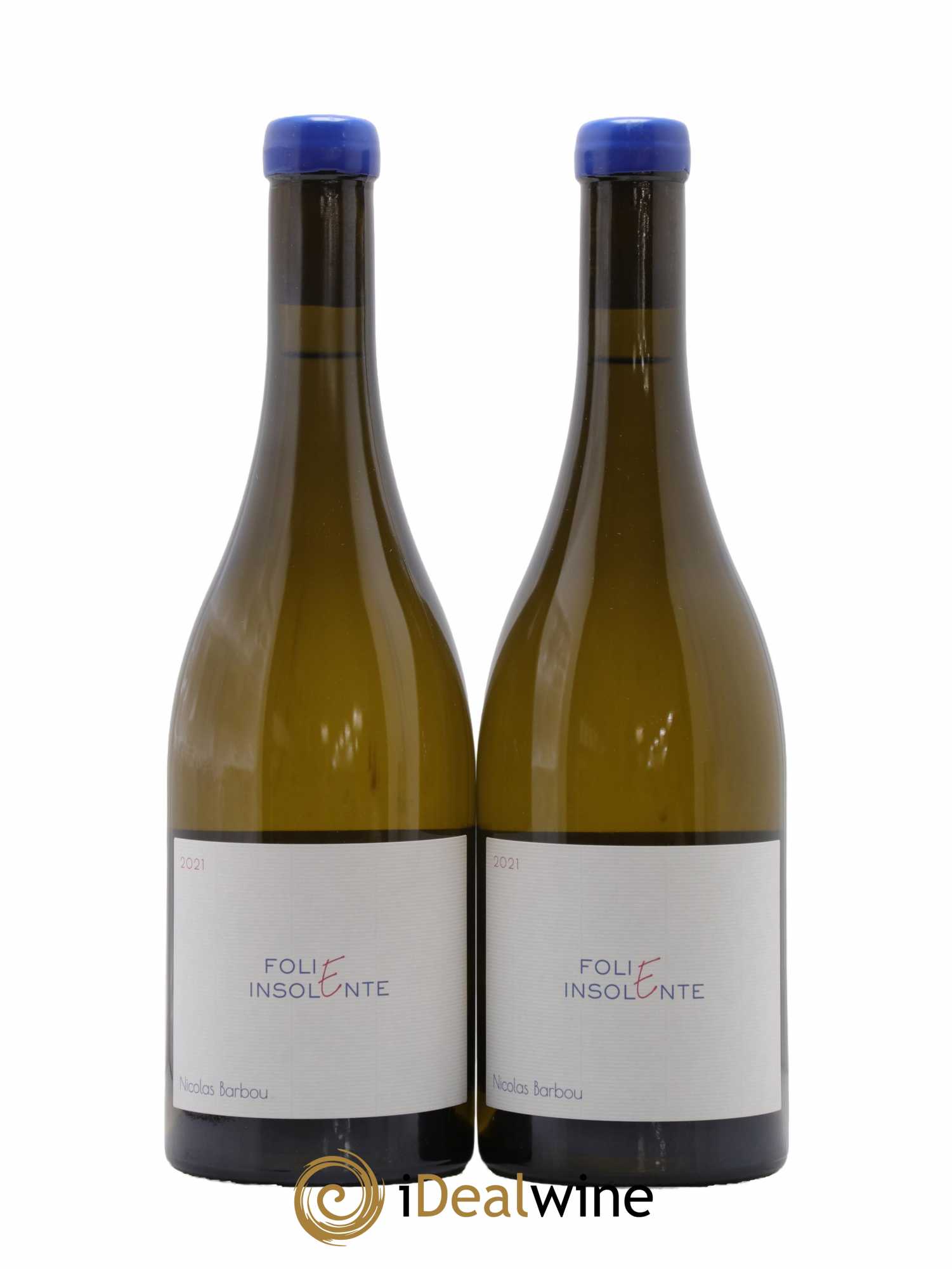 Touraine-Oisly Folie Insolente Nicolas Barbou  2021 - Lot de 2 Bouteilles