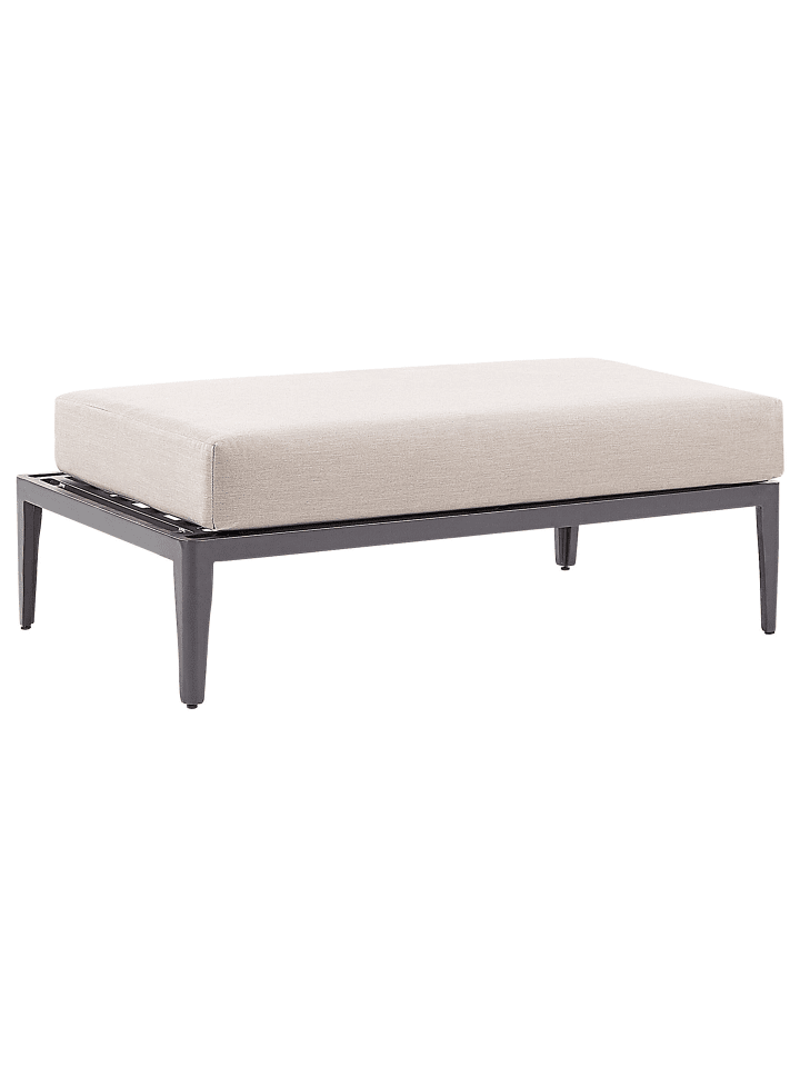 Beliani Lounge Set RIMA III in Grau/Beige - (W) 240 x (H) 85 x (L) 190 cm günstig kaufen onesize